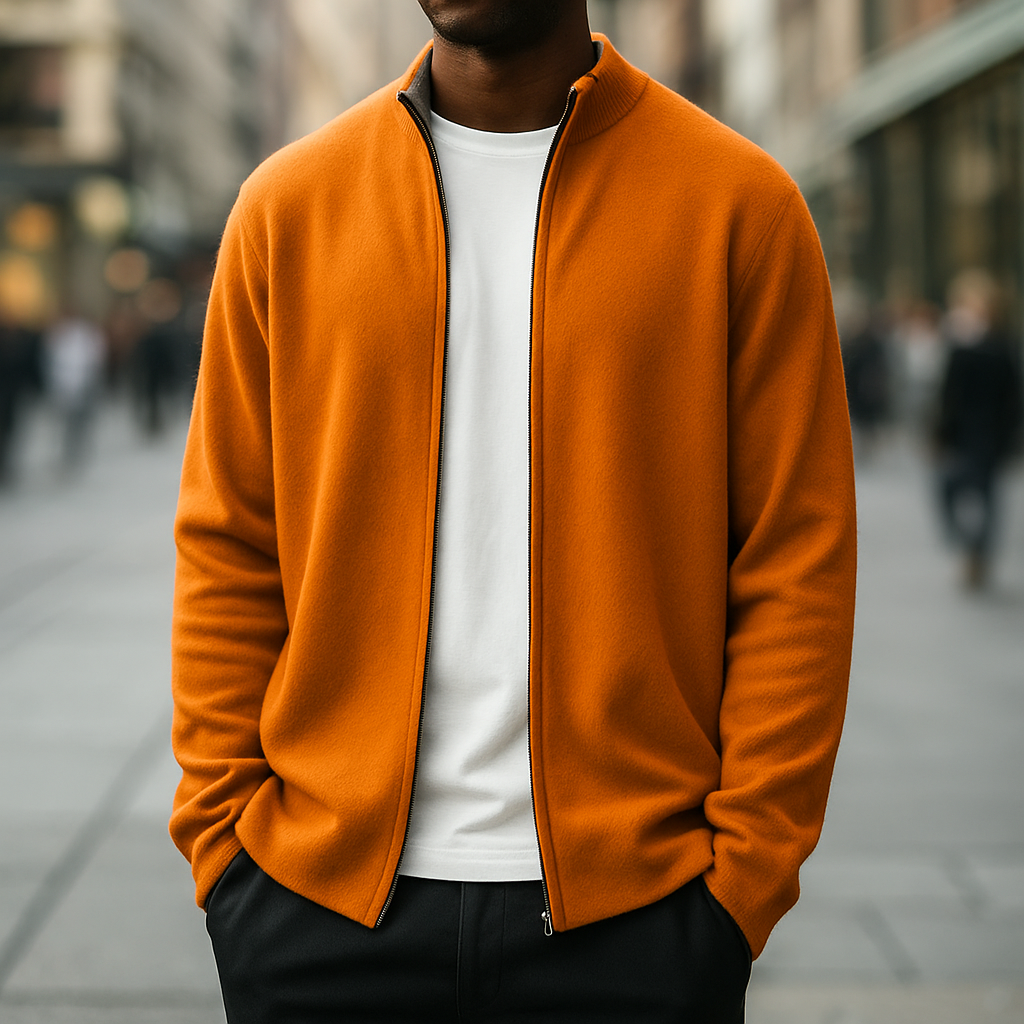 Pauletto Cashmere Zip Cardigan