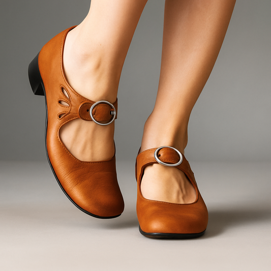 Denisa™ – Orthopaedic Leather Sandals