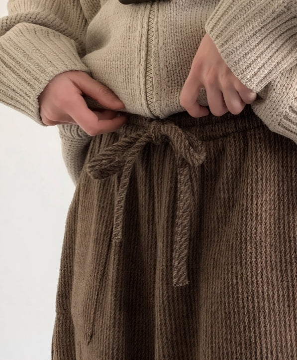 Corduroy Knit-Waist Lounge Pants