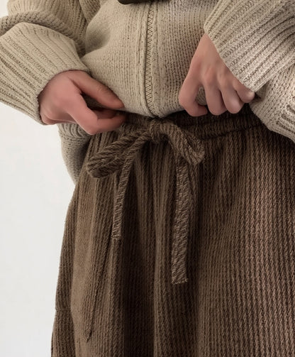 Corduroy Knit-Waist Lounge Pants