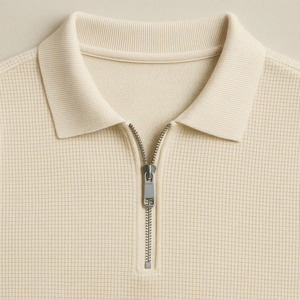 Roma Quarter Zip Polo Set